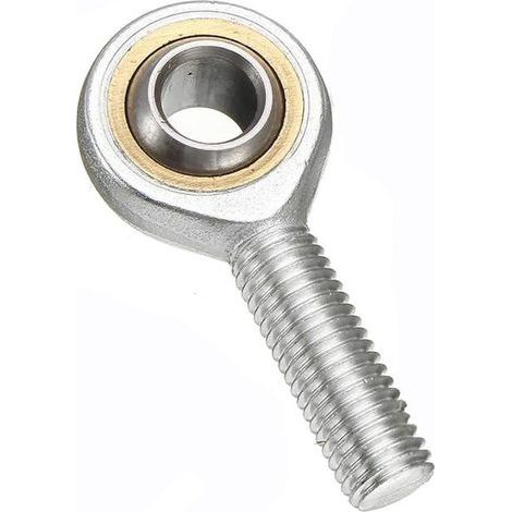 Joint Mâle Filetage Droite Embout À Rotule Joint Roulement Bronze Liner Performance Embout À Rotule - M12(2pcs) (1/4)