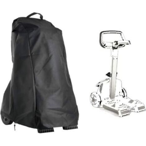 Housse pour robot nettoyeur de piscine, housse pour robot nettoyeur de piscine de jardin, avec poignée et cordon de serrage, imperméable, tissu Oxford 420D, noir, 56 x 66 x 107 cm (1/4)