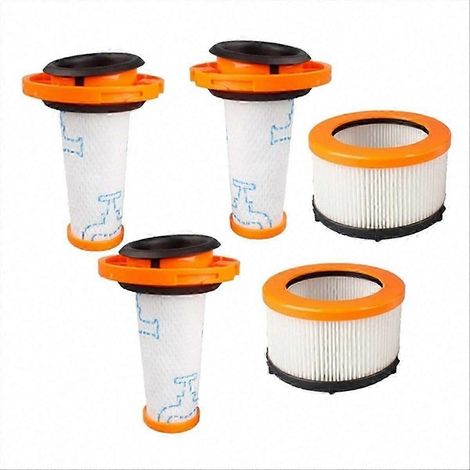 Packung mit 5 Ersatzfiltern für X-FORCE FLEX 9.60 RH20xx Staubsauger ZR009010 ZR009012 (1/5)