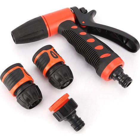 Irrigatore manuale – testina a spruzzo con attacco per tubo flessibile – irrigazione di aree grandi/piccole – giardino, terreni agricoli