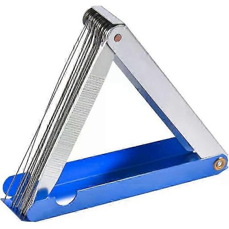 Kit de nettoyage pour buses de soudage, comprenant 12 fils en acier inoxydable et une lime, boîte portable en aluminium pour le nettoyage des buses de gaz. (1/4)