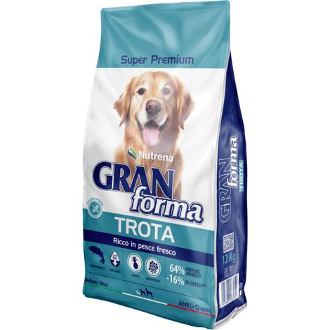 Crocchette Granforma Trota low in fat 12 kg