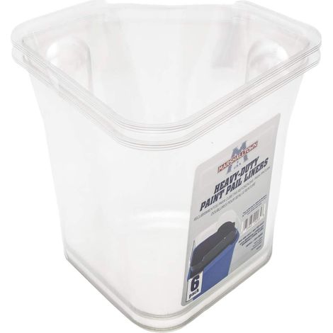 Marshalltown MHDPL6 Heavy-Duty Paint Pail Liners Pack 6 M/TMHDPL6 (1/3)