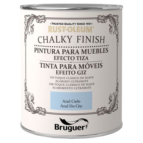 Rust-Oleum Chalky Finish Muebles Azul Cielo 750ml BRUGUER