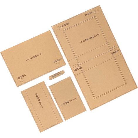 Pochoir acrylique DIY, gabarit pour motif cuir, outil de fabrication de sac bandoulière AAB-203