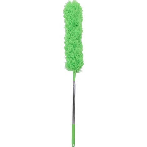 Balai de nettoyage gouttière 45 à 220 cm angle réglable avec manche télescopique outil toiture feuilles débris (1/5)