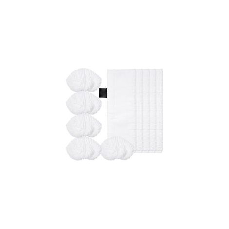 10 fundas de microfibra y 5 paños para aspiradoras, accesorios de repuesto compatibles con Karcher Easyfix SC2-SC5 - KZQ