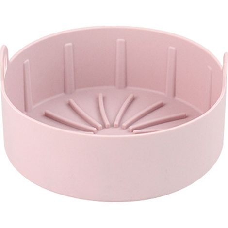 Ciotola in silicone riutilizzabile per friggitrice ad aria, adatta anche come rivestimento o cestello.