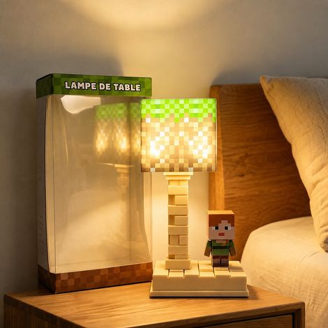 Veilleuse décorative bloc d'herbe lampe de chevet d'ambiance lumière chaude réf 4448 10,5 × 6,5 × 18 cm 300 g – Livraison gratuite