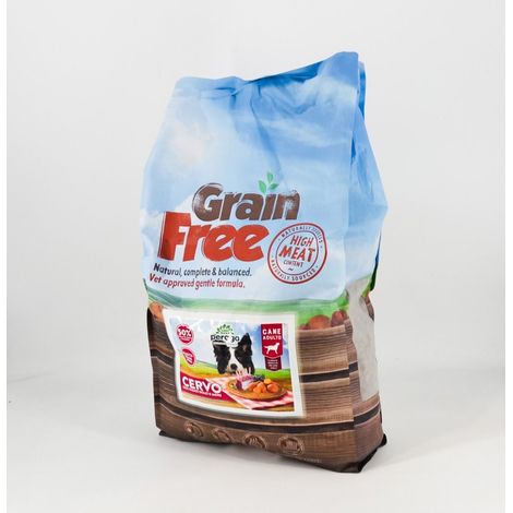CROCCHETTE PERAGA GRAIN FREE PER CANE ADULTO 2KG CERVO CIBO PER CANI