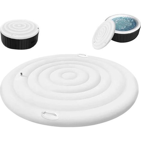 Couverture De Spa Gonflable - Couvercle Gonflable Rond pour Spa avec (1/5)