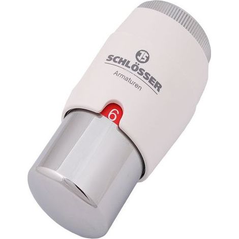JS THERMOSTATKOPF CONTROL 2, DN15 1/2", KOPF CHROM, SOCKEL WEISS