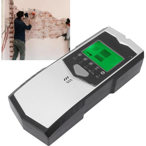 Buscador de haz electrónico, escáner de pared LED ABS 5 en 1 para madera y metal, compatible con corriente alterna. (1/5)