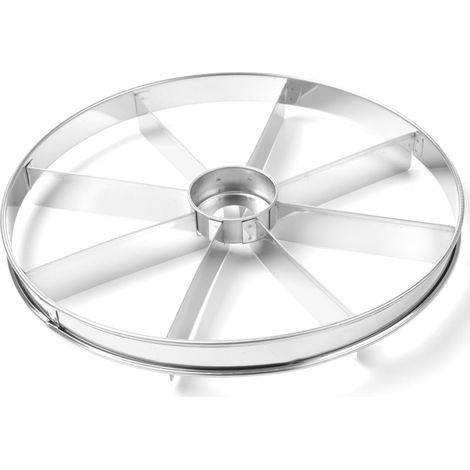 Marcador para cortar tartas, diámetro 320 mm - 8 porciones - HENDI 512500 (1/3)