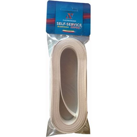 CINTINO P/TAPPARELLA GOMMATO BIANCO CONF 5  M 12 PZ