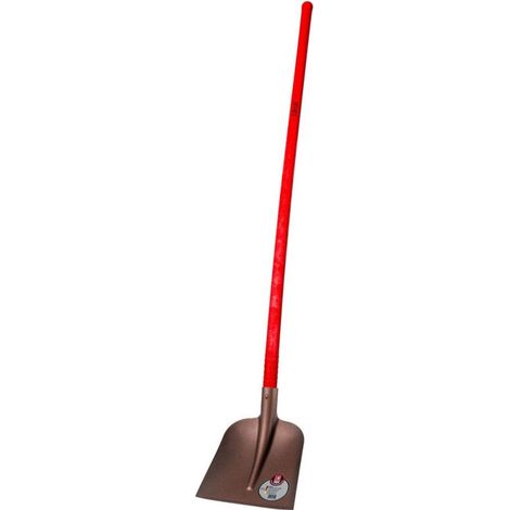 IDEAL Ruhr Brillant Stabil Holsteiner Aluschaufel mit Fiberglas-Langstiel 135 cm - 04040529 (1/4)