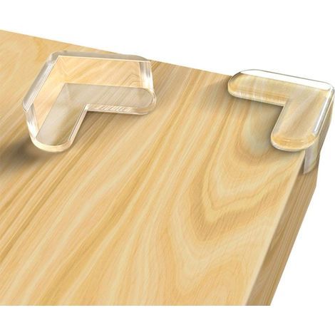 Cornière et le panneau latéral transparent en Silicone pour la Table et les coins de meubles - protection contre les chocs pour Bébés et Enfants (24 Pièces) (1/5)