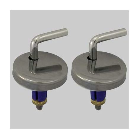 COPPIA REGOLABILE DM 45 IN ACCIAIO MOD. S12 - Con tassello