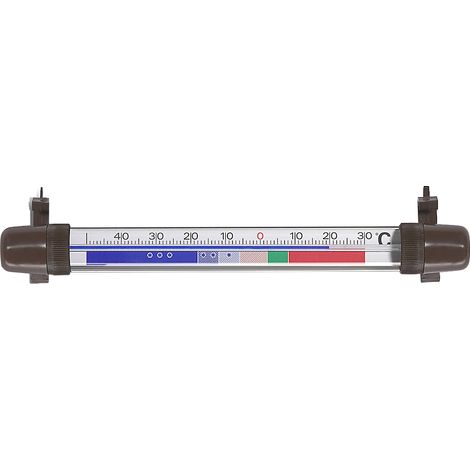 Termometro per frigorifero cm 20 x 2 frigoriferi in plastica da -30 a+50  marrone
