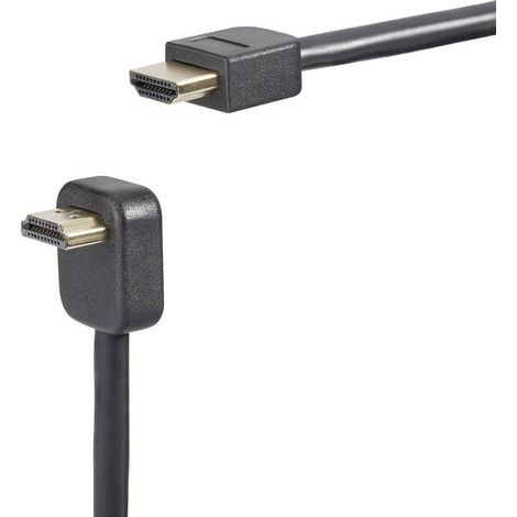 Câble HDMI 1.80 m SP9071828 – Fiche mâle HDMI-A coudée 90° – 4K UHD, canal de retour audio, contacts dorés – Speaka Professional (1/4)