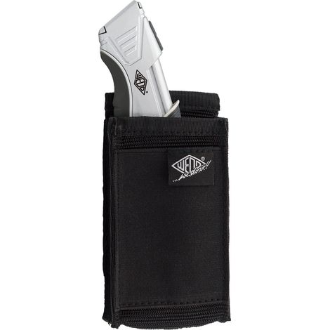 Wedo 07880199 Fodero per Coltello Multiuso, Custodia da Cintura in Robusto Poliestere, Nero (1/5)
