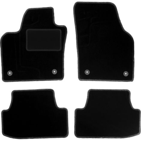 Tappetini in velluto nero per: Volkswagen Polo VI hatchback (2017) (1/5)