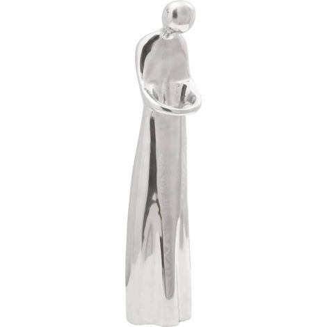 Skulptur Silber 10 x 16 x 49 cm Aluminium