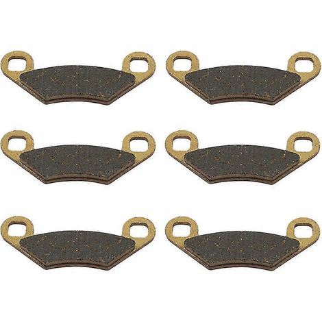 Kit de 6 plaquettes de frein avant et arrière pour moto Polaris Sportsman 400, 450, 500, 550, 570 SP, X2 et 800 (quad). (1/5)