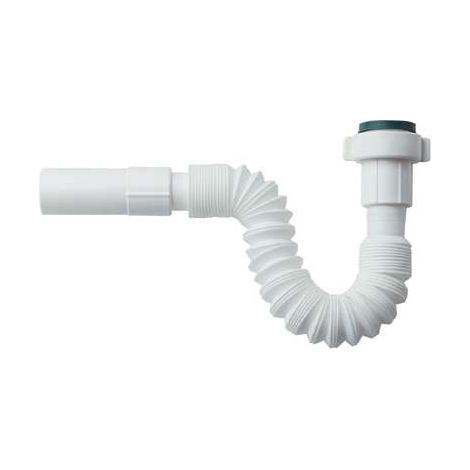Canotto flessibile estensibile con ghiera in metallo cromato diam.1" x 32