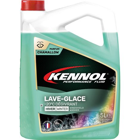 KENNOL Lave-glace -20°C dégivrant anti-pluie Chamallow, bidon 5 litres