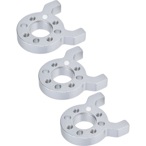 Support de montage roulement 2 pieds aluminium, base installation accessoire robotique, lot de 3 pièces Robot3200‑0032‑0001 (1/5)