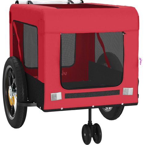 Rimorchio/carrello per animali domestici rosso 020044367
