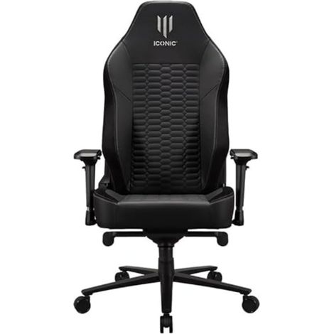 Fauteuil gamer classic silver ghost, chaise gaming Noir Taille XL (1/5)