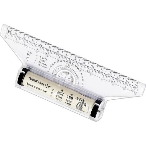 Règle à dessin avec échelle de 15 cm, outil dessin, rouleau (1/5)