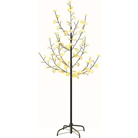 Cherry Blossom LED Tree Warm White 84 LEDs 120 cm vidaXL (1/5)