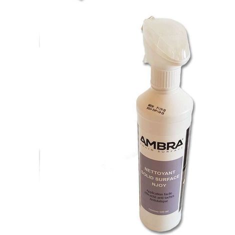 Ambra Solid Surface Cleaner - Spezialreiniger für Corian und Kunststein - Pflege von Waschbecken, Spülbecken und Badezimmerplatten - Sanfte und effektive Reinigung mineralischer Oberflächen