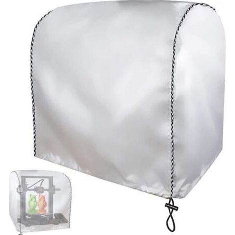 Housse de protection pour imprimante 3D-Anti-poussière et saletés-Étanche-Housse anti-poussièrepour imprimante 3D Creality CR-10 300/CR-10S 300 et autres imprimantes 3D-Argent (55 x 55 x 55 cm) (1/4)