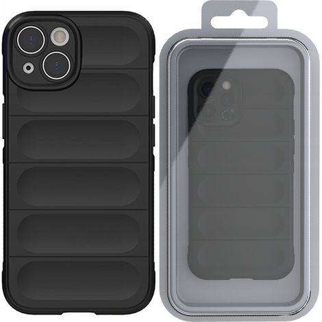 Funda Magic Shield para iPhone 14 Plus, funda protectora flexible negra. (1/5)
