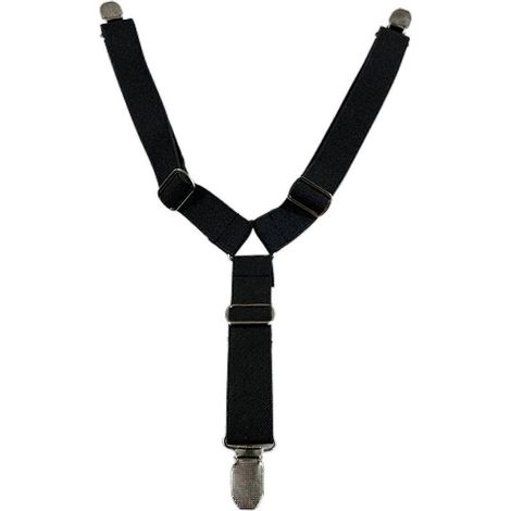 Bretelles antidérapantes pour couches pour animaux de compagnie, ceinture abdominale élastique réglable pour chats et chiens, short couche pour animaux de compagnie, bretelles de fixation noires (1/5)