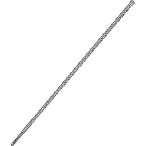 16 x 600 mm SDS Plus Set de forets - Forets à marteau SDS pour béton, brique, ciment, pierre avec 4 lames - Tige SDS Plus adaptée pour le marteau perforateur (1/5)