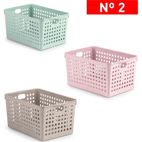 PLASTICFORTE cesta atlas n2 18x27 cm surtida , Cesta atlas N2 18 x 27 cm surtidaColores surtidas, se envía según disponibilidadFabricada en plástico de alta calidadIdea (1/5)