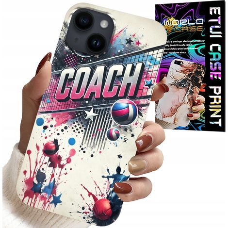 Custodia per iPhone 14 - Retina Coach con struttura a rete, retro (1/5)