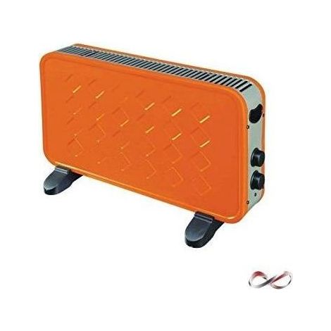 Panneau rayonnant Niklas Biscotto Orange 2000 W Sur pieds
