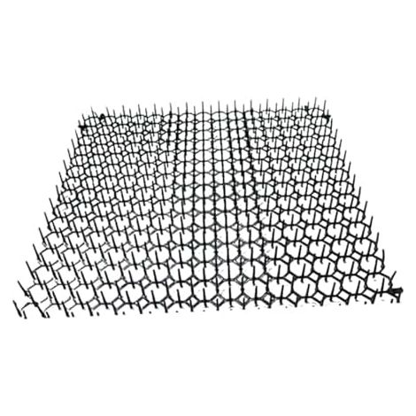 Tapis de anti-chats avec picots en polypropylène, bandes anti-escalade, tapis d'éducation et répulsif polyvalent, accessoire noir. - (1/5)