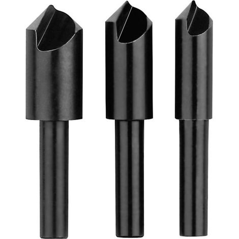 Bosch Accessories 2609255124 Jeu de fraises coniques 3 pièces 8 mm, 10 mm, 12 mm acier à métaux tige cylindrique 1 set (1/3)
