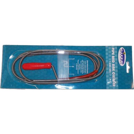 SIFER sifer muelle desatascador 6,0 mm x  1,80 mts 6118 , sifer muelle desatascador 6,0 mm x  1,80 mts 6118 (1/2)