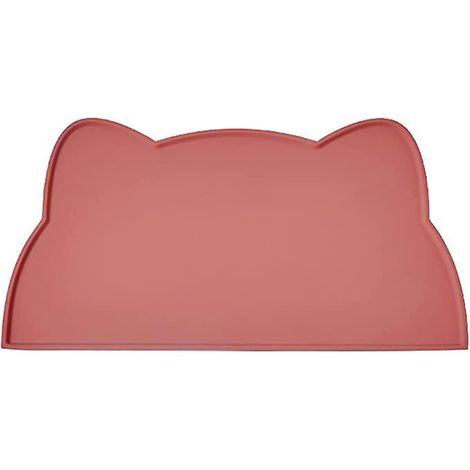 tapis De Bol Pour Chien Et Chat (th Rose), Tapis De Bol En Silicone Antidrapant Pet Food Mat Impermable L'eau (1/5)