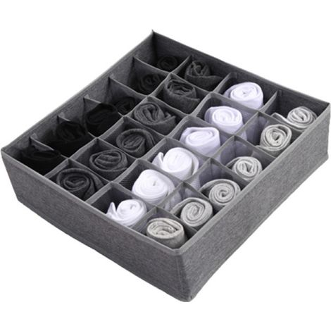 14 pièces Organiseur de tiroir, Pliable et lavable, Séparateur pour vêtements et sous-vêtements, Pour armoire et commode (1/5)