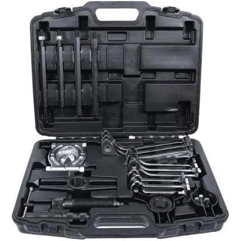 Kraftmann Hydraulische Abzieher Set schwarz 100 150 200 mm
