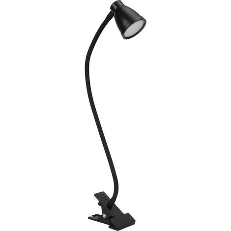 Jeffergarden Lampe de lecture à Clip, gradation USB, créativité, mode Simple, fournitures d'éclairage d'intérieur, noir-DOU